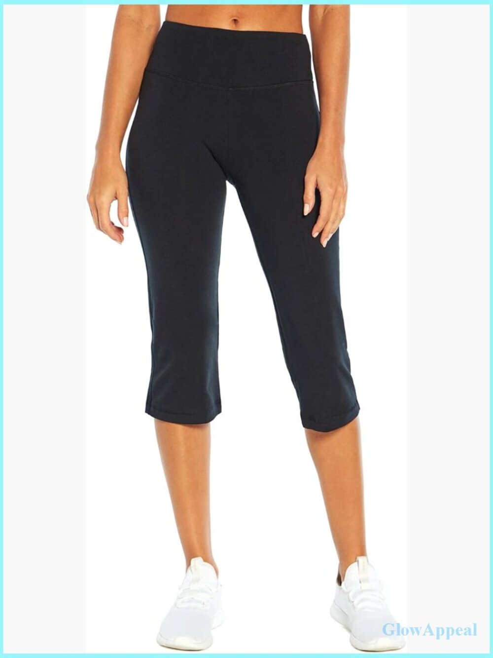 High Rise Tummy Control Capri Legging with Compression